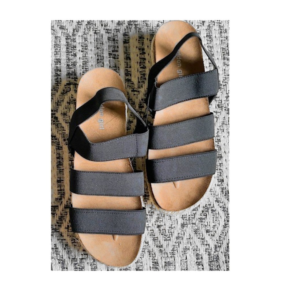 Madden Girl Women's Espadrille Platform Sandals Black - Picture 2 of 5